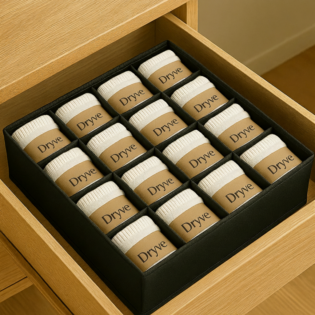 Dryve Drawer Organizer – Socks & Underwear