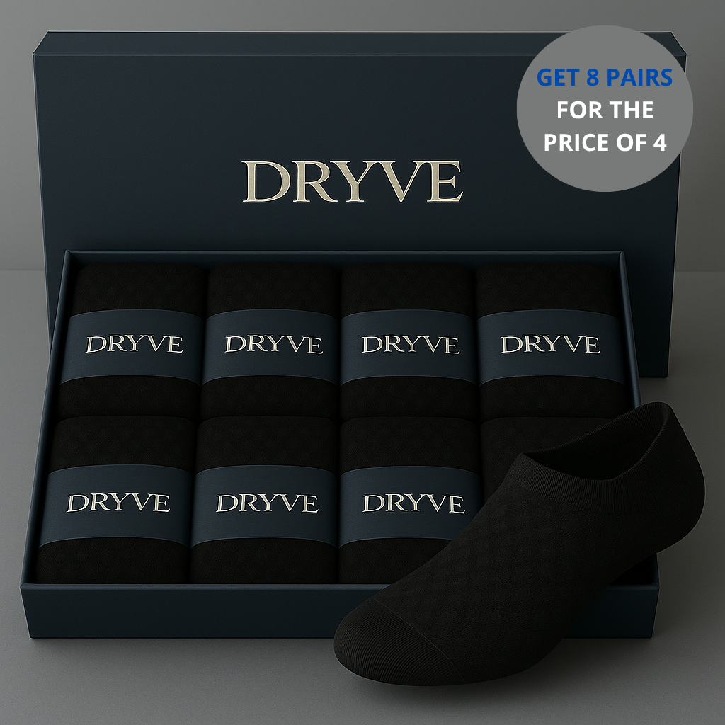DRYVE PREMIUM BAMBOO SOCKS – HEALTHY FEET & ODOR-FREE