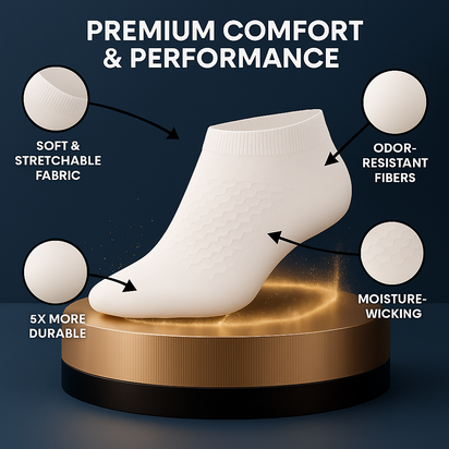 DRYVE PREMIUM BAMBOO SOCKS – HEALTHY FEET & ODOR-FREE