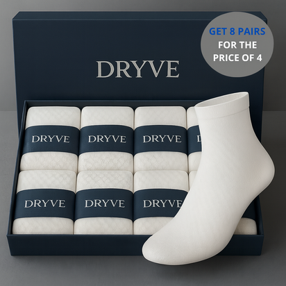 DRYVE PREMIUM BAMBOO MID-CUT SOCKS – HEALTHY FEET & ODOR-FREE