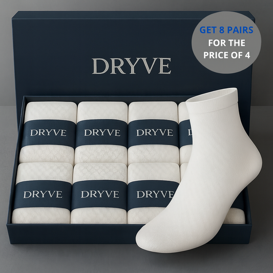 DRYVE PREMIUM BAMBOO MID-CUT SOCKS – HEALTHY FEET & ODOR-FREE